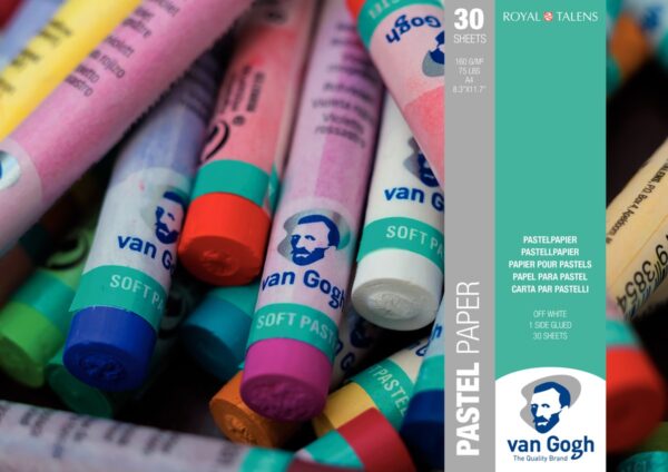 van Gogh blok oliepastelpapier - A4 - gebroken wit - Afbeelding 1