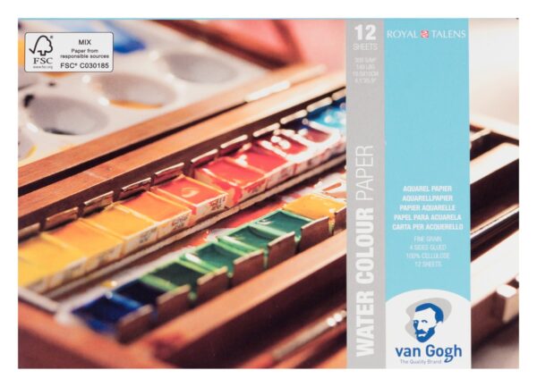 van Gogh blok aquarelpapier - 10,5x15 cm - Afbeelding 1