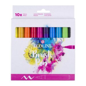 Ecoline Brush Pen set - 10 stuks - primair