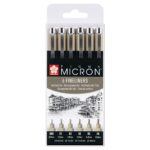 Sakura Pigma Micron fineliners - 6 stuks