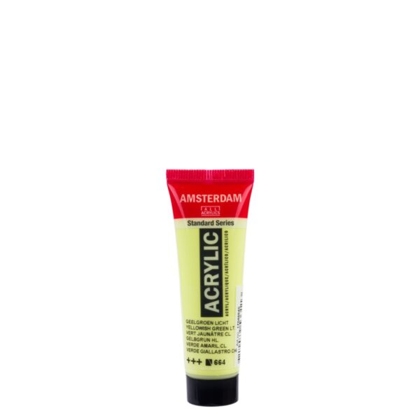Amsterdam acrylverf - 20 ml - geelgroen licht 664 - Afbeelding 1