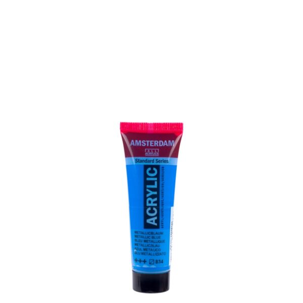 Amsterdam acrylverf - 20 ml - metallicblauw 834 - Afbeelding 1