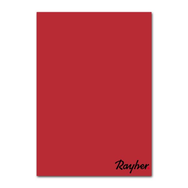 Crepla hobbyrubber - 20x30 cm - 2 mm - rood - Afbeelding 1