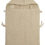 Voetenzak Autostoel Meyco Mini Knots Sand