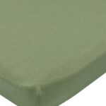 Hoeslaken Meyco Boxmatras Olive Green 75x95