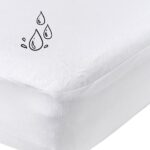 Molton Hoeslaken Meyco 1-persoonsbed PU Waterdicht 90x200