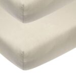 Hoeslaken Junior Meyco Jersey Sand 2-pack 70x140
