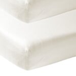Hoeslaken Co-sleeper Meyco Jersey Off White 2st 50x90