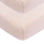 Hoeslaken Wieg Meyco Soft Pink 2-pack 40x80