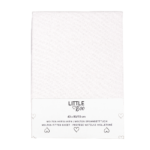 Molton Wieg Little Boo Strech Uni White 40x80/90