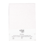 Molton Wieg Little Boo Strech Uni White 50x90