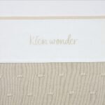 Laken Wieg Meyco Klein Wonder Soft Sand 75x100