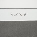 Laken Wieg Meyco Sleepy Eyes Grijs