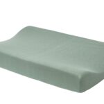 Aankleedkussenhoes Meyco Basic Jersey Stone Green