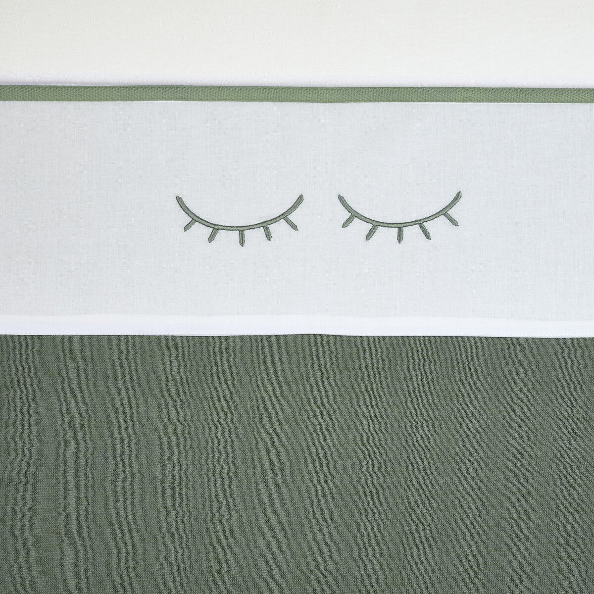 Laken Wieg Meyco Sleepy Eyes 413065 Forest Green - Afbeelding 1