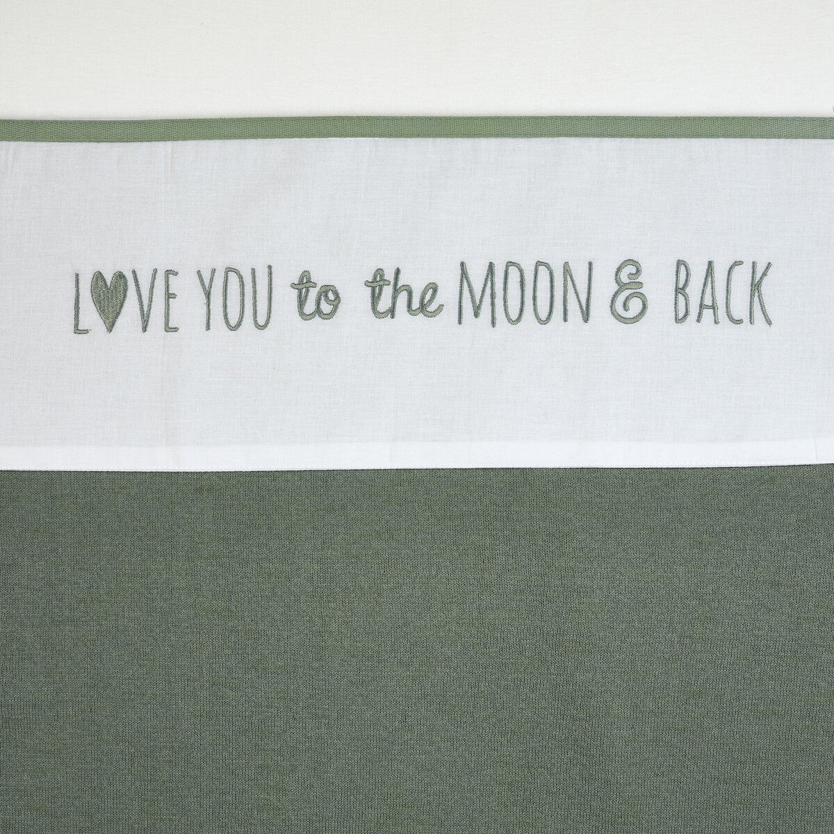 Laken Ledikant Meyco Love You To The Moon&Back Forest 414064 Green - Afbeelding 1