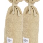 Kruikenzak Meyco Basic Badstof Sand 2-pack