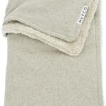 Deken Ledikant Meyco Knit Basic Teddy Sand Melange
