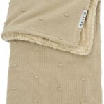 Deken Ledikant Meyco Mini Knots Teddy Sand
