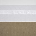 Laken Wieg Meyco Ruffle Wit
