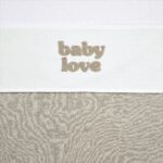 Laken Wieg Meyco Baby Love Sand Melange 75x100