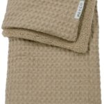 Deken Ledikant Meyco Wafel Teddy Taupe 100x150