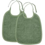 Slabber Meyco Basic Badstof Forest Green 2-pack