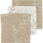 Monddoekjes Meyco Branches Sand 3-pack