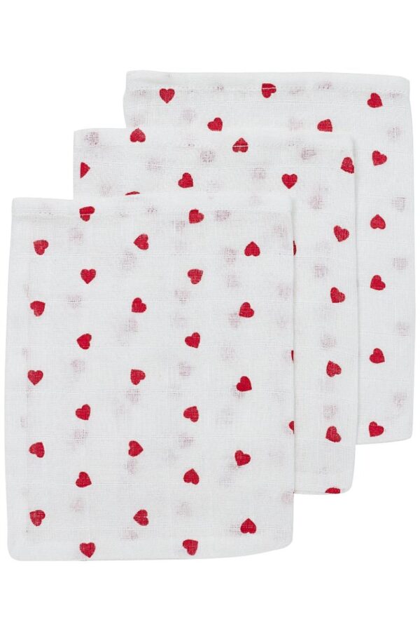 Washandjes Meyco Sweet Heart 3 st - Afbeelding 1