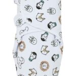 Inbakerdoek swaddle Meyco Animal 0-3mnd