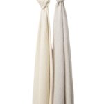 Swaddle Doek Meyco Pre-Washed Soft Sand/Greige 2-pack