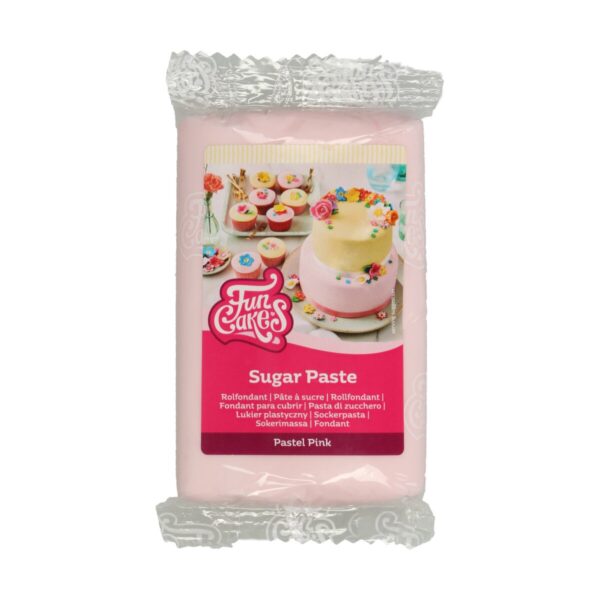 FunCakes rolfondant - 250 gram - pastel pink - Afbeelding 1