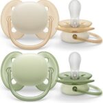 Fopspeen Philips Avent Ultra Soft +0mnd Groen/Beige
