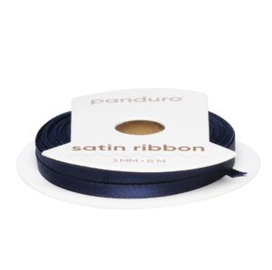 Satijnlint - 3 mm - marineblauw