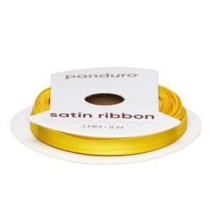 Satijnlint - 3 mm - geel
