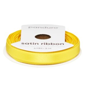 Satijnlint - 6 mm - geel