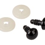 Kunststof veiligheidsogen - 10 mm - zwart