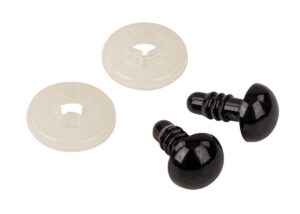 Kunststof veiligheidsogen - 10 mm - zwart