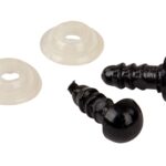 Kunststof veiligheidsogen - 6 mm - zwart