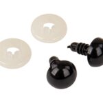 Kunststof veiligheidsogen - 12 mm - zwart