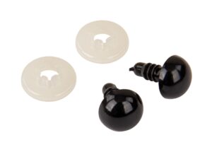 Kunststof veiligheidsogen - 12 mm - zwart