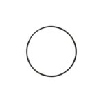 Metalen ring - 10 cm - zwart