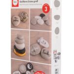 Siliconen gietmal - stenen - groot