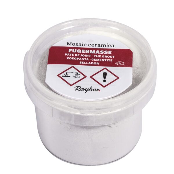 Mozaïek voegmiddel - 125 gram - wit - Afbeelding 1