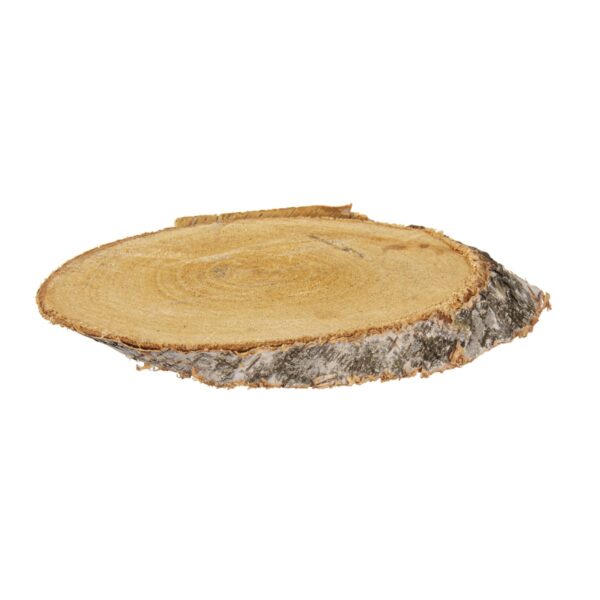 Houten schijf ovaal - 21-23 cm - Afbeelding 1