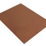 Crepla hobbyrubber - 20x30 cm - 2 mm - middenbruin