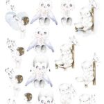 3D knipvel A4 - condoleance sympathy flowers color