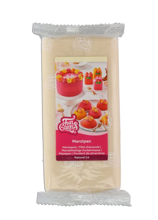 FunCakes marsepein 1:4 - 1 kg - naturel - Afbeelding 1