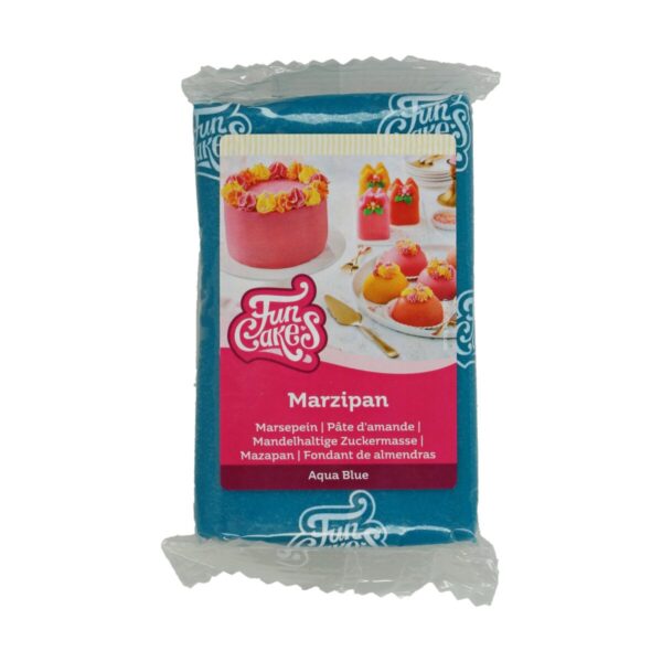 FunCakes marsepein - 250 gram - aqua blue - Afbeelding 1