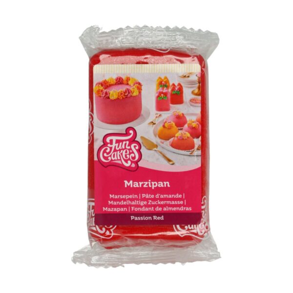 FunCakes marsepein - 250 gram - passion red - Afbeelding 1